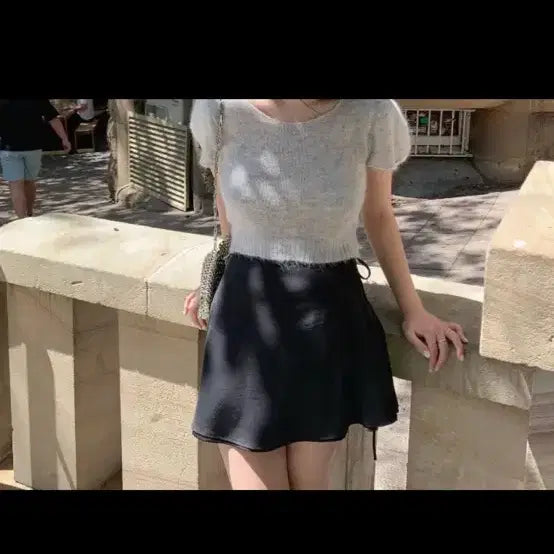 [BUNJANG] Liz M Blouse Gray / 리즈 메이 블라우스 그레이