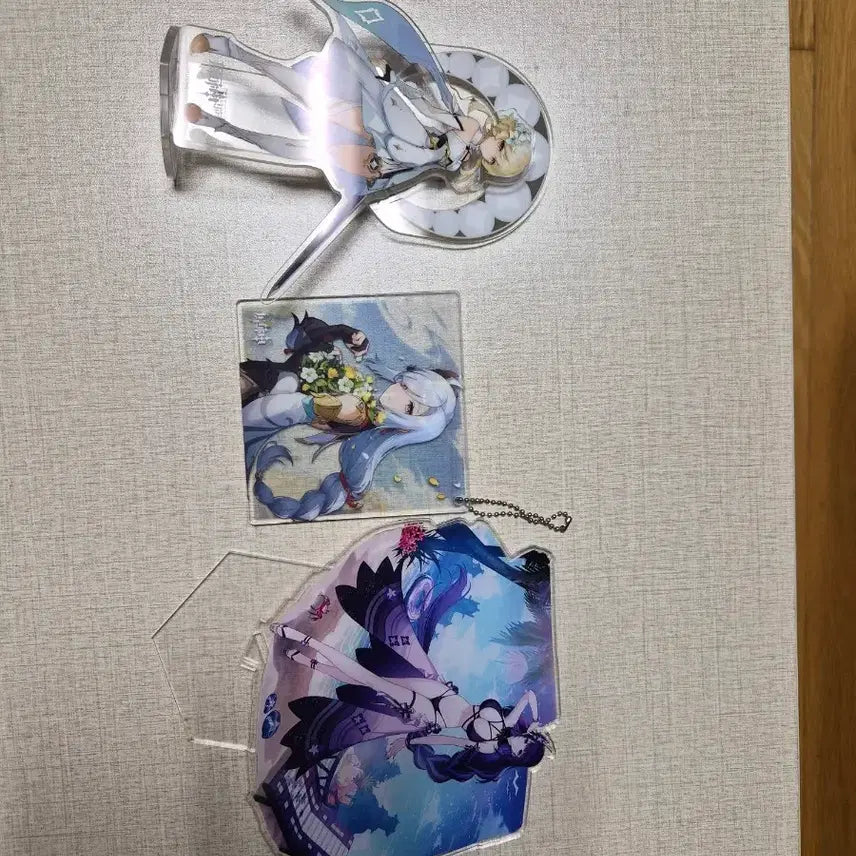 [BUNJANG] Genshin Impact Acrylic Stand Set (3 Types) / 원신 아크릴 3종 세트