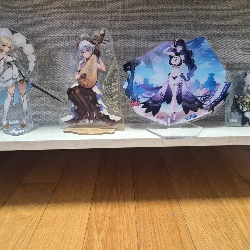 [BUNJANG] Genshin Impact Acrylic Stand Set (3 Types) / 원신 아크릴 3종 세트