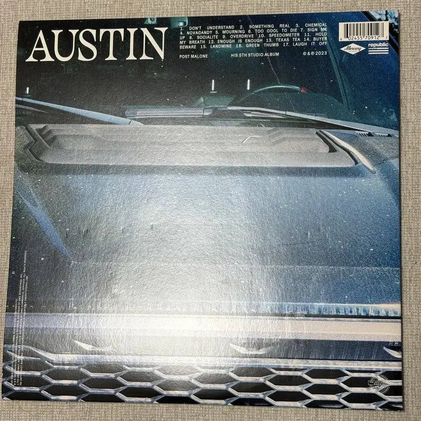 [BUNJANG] Post Malone Austin LP / 포스트말론 Austin LP 내놓습니다!
