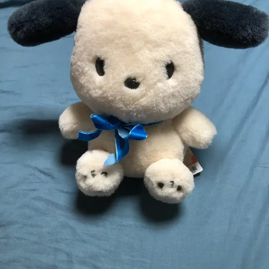 [BUNJANG] Sanrio Pochacco Doll Blue Ribbon / 산리오 포차코 인형 파란리본(새상품)