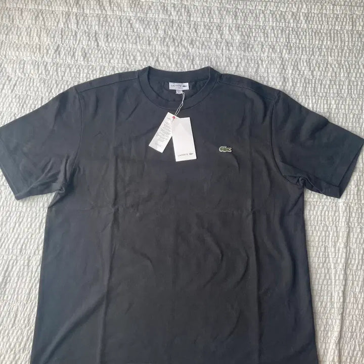 [BUNJANG] Lacoste Black Heavy Relaxed Fit T-Shirt XL / 라코스테 블랙 헤비 릴렉스핏 반팔티 XL 110