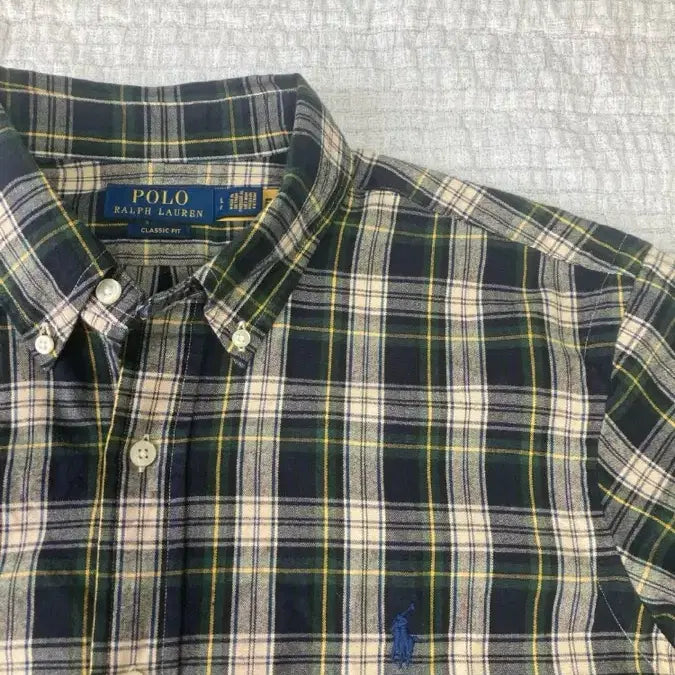 [BUNJANG] Polo Ralph Lauren Classic Tartan Check Shirt / 폴로 랄프로렌 체크 타탄 셔츠 남방 클래식 L 105-110
