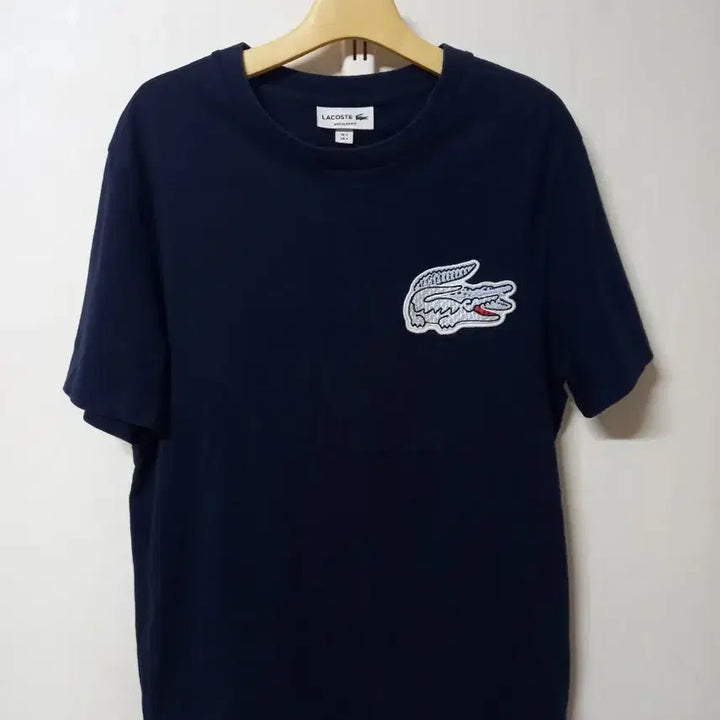 [BUNJANG] Lacoste Logo Short Sleeve T-Shirt Navy Size 90 / 라코스테 로고 반팔 티셔츠 네이비 90 !!