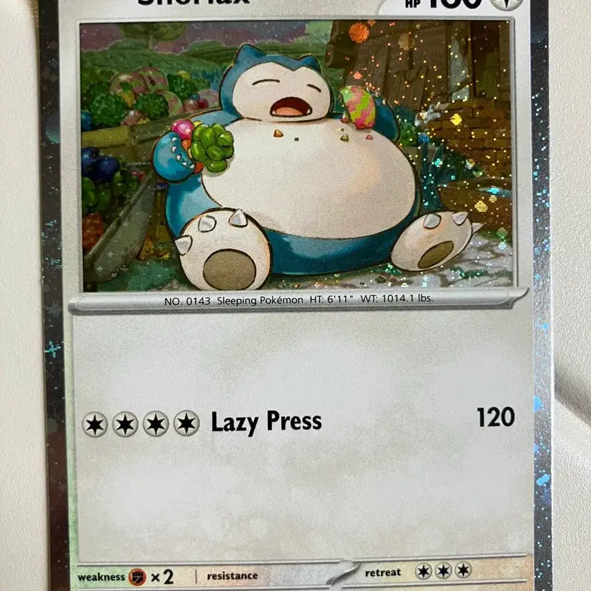 [BUNJANG] North America Snorlax Cosmos Holo Promo / [7월발송] 북미 잠만보 프로모 코스모스 홀로