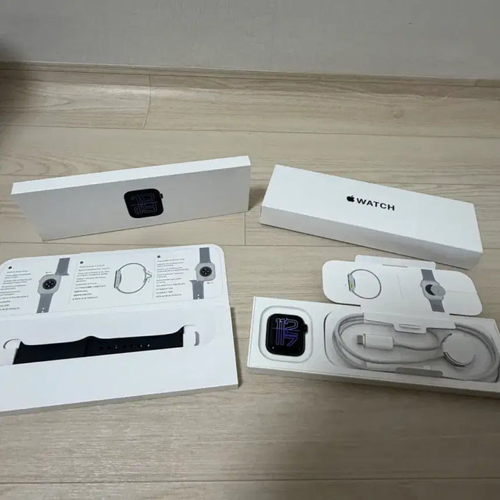 [BUNJANG] Apple Watch SE 3 40mm Midnight GPS Full Set (Like New) / 애플워치 SE3 40MM 미드나잇 GPS 배성 100 단순개봉 풀박