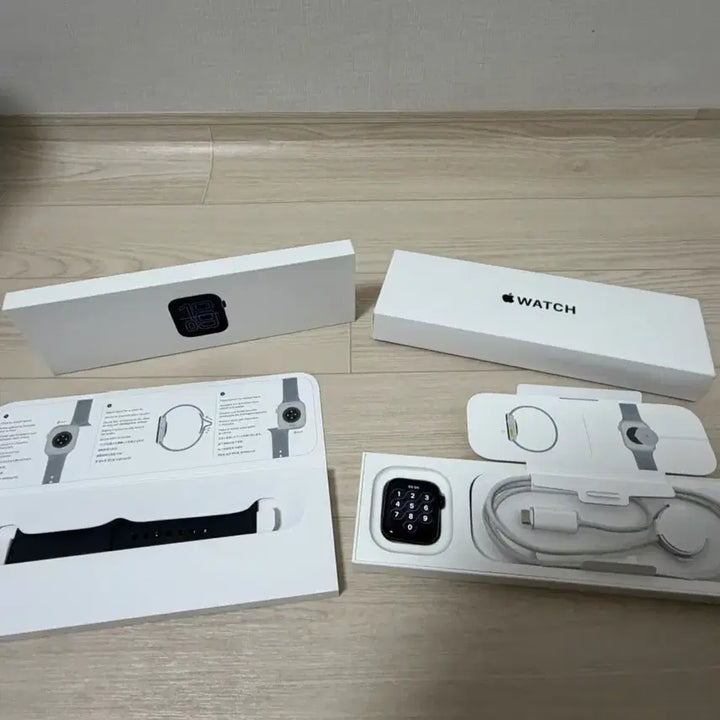 [BUNJANG] Apple Watch SE 3 40mm Midnight GPS Full Set (Like New) / 애플워치 SE3 40MM 미드나잇 GPS 배성 100 단순개봉 풀박