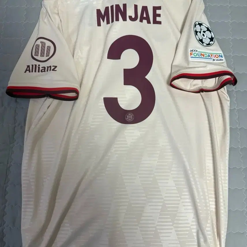 [BUNJANG] FC Bayern Munich 2024-25 Third Kim Min-jae Player Version Football Jersey / 24-25 뮌헨 써드 김민재