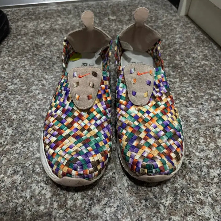 [BUNJANG] Nike Air Woven Fossil Stone Rainbow 290 / [290] 나이키 에어 우븐 파슬 스톤 레인보우