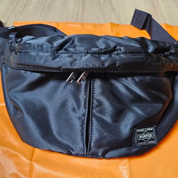 [BUNJANG] Yoshida Porter Tanker Waist Bag Black / 요시다포터 웨이스트백 블랙