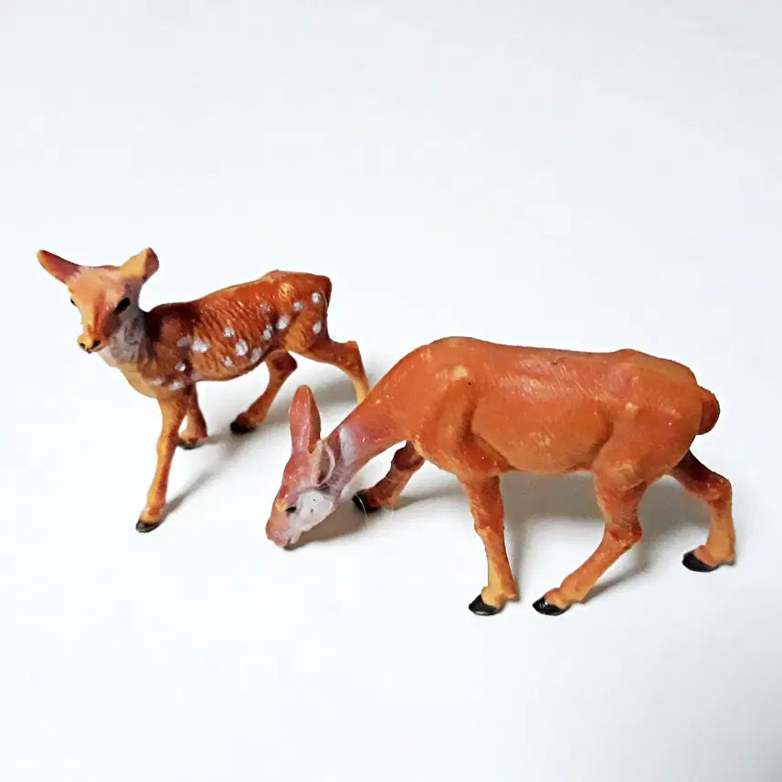 [SOLD OUT] [2개일괄] 밤비 사슴 미니 피규어 세트