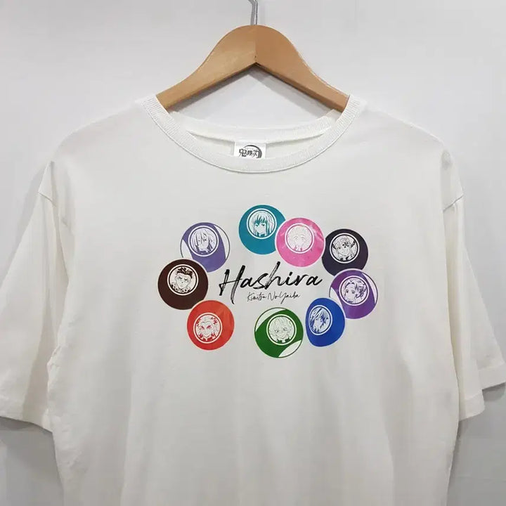 [BUNJANG] Vintage Shoe Oversized Graphic T-Shirt L / 귀멸의칼날 오버핏 프린팅 그래픽 반팔 티셔츠 여L R350