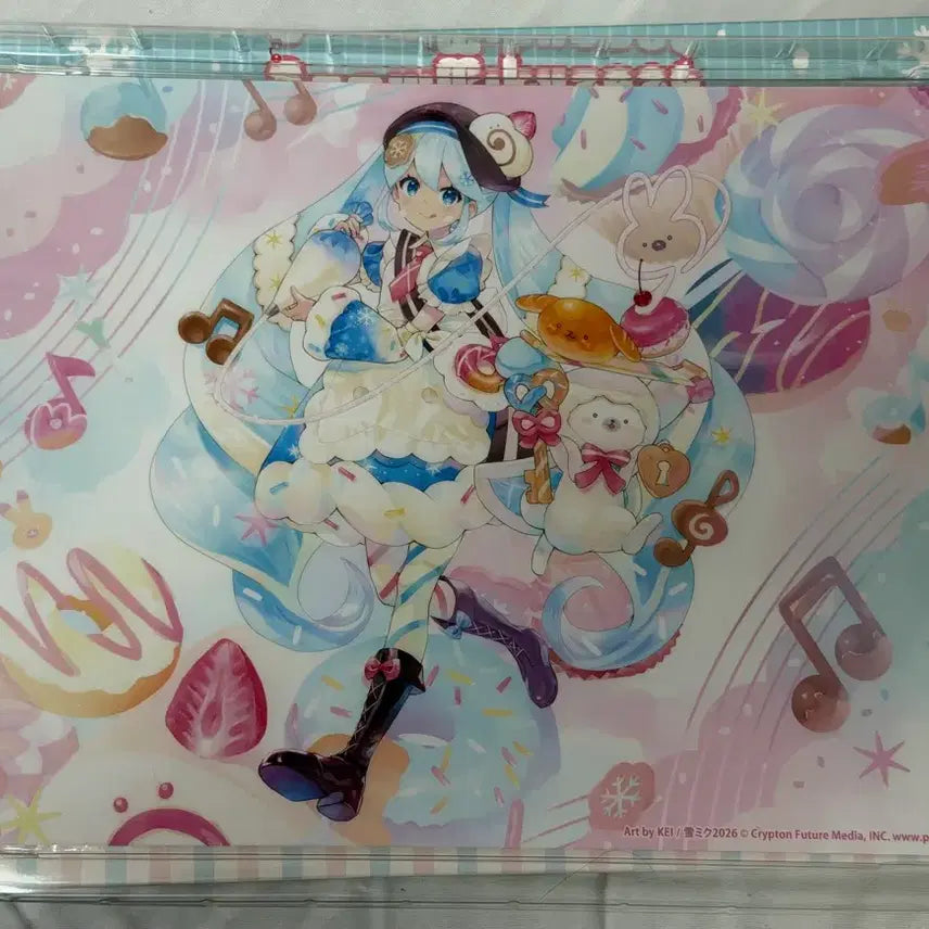 [BUNJANG] 2026 Yuki Miku Acrylic Frame + Poster Card + Limited Edition Sticker Set / 2026 유키미쿠 아크릴 액자+포스터카드+한정 스티커
