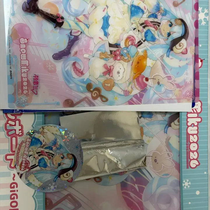 [BUNJANG] 2026 Yuki Miku Acrylic Frame + Poster Card + Limited Edition Sticker Set / 2026 유키미쿠 아크릴 액자+포스터카드+한정 스티커