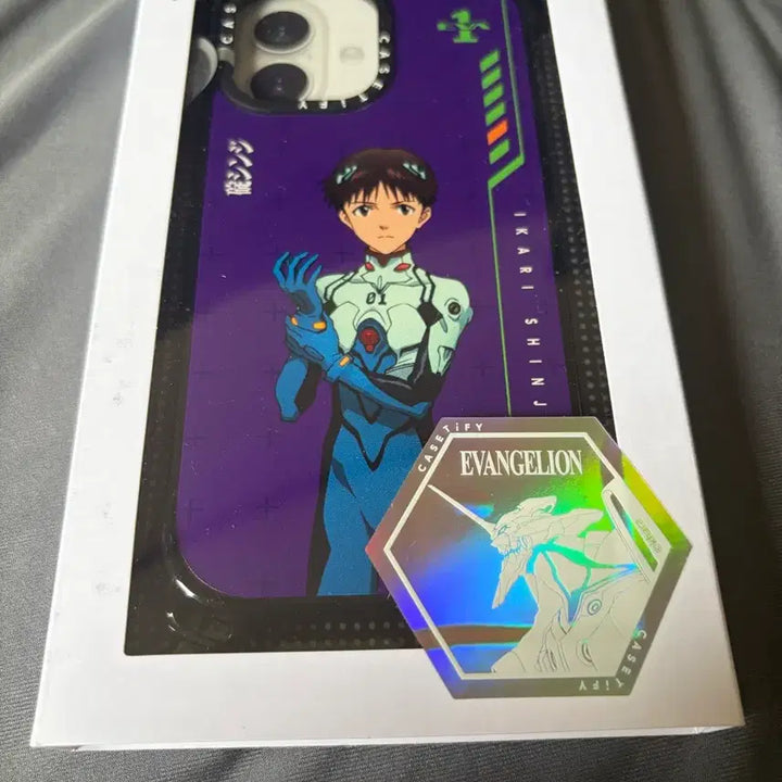 [BUNJANG] Casetify Evangelion Ikari Shinji iPhone 17 Bounce Case MagSafe Compatible - Black (Sealed) / (미개봉) 케이스티파이 에반게리온 이카리 신지 아이폰 17 케이스