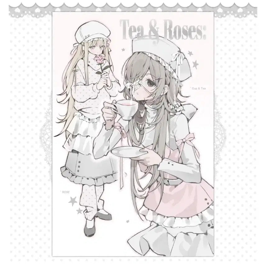 [BUNJANG] Angel Love You Market Bundle Rose Stickers / <엔젤러브유우 nyzziz market> 일괄 스티커 문구 다꾸 장미