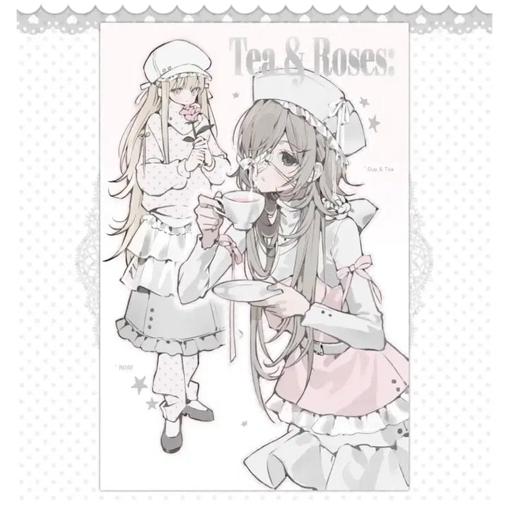 [BUNJANG] Angel Love You Market Bundle Rose Stickers / <엔젤러브유우 nyzziz market> 일괄 스티커 문구 다꾸 장미
