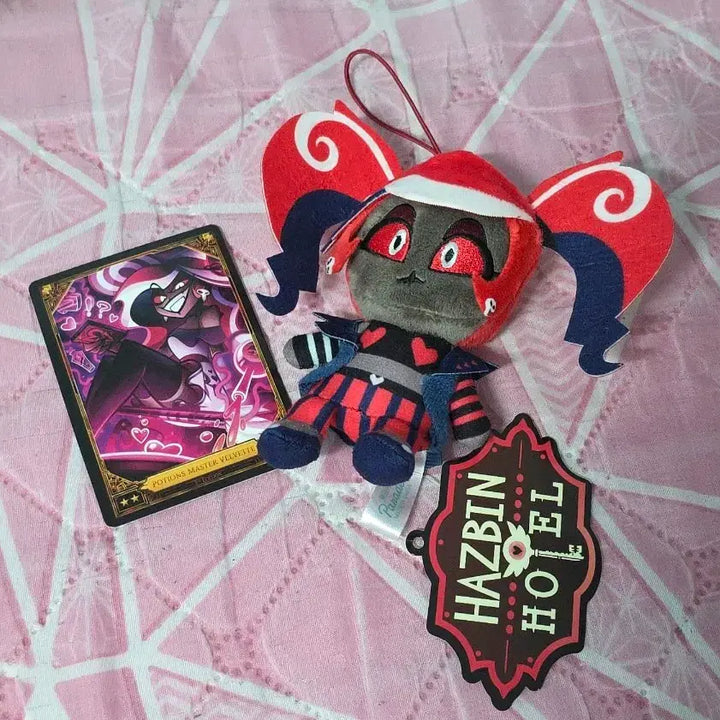 [BUNJANG] Hasbean Hotel Velvet Round One Plush + Season 2 Trading Cards / 해즈빈호텔 벨벳 라운드원 누이+시즌2 트레이딩카드
