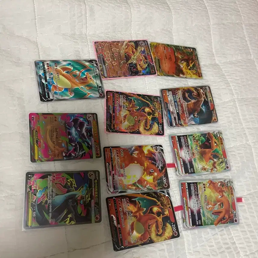 [BUNJANG] Pokemon Charizard Card Album Bundle Set / 포켓몬카드 리자몽카드 앨범작 일괄