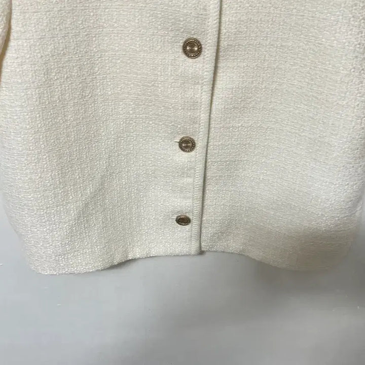 [BUNJANG] LURE Round Neck Short Sleeve Tweed Jacket / 55-66 LURE 라운드넥 반팔 트위드자켓 정품