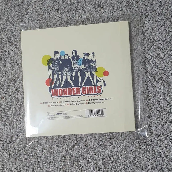[BUNJANG] Wonder Girls 2 Different Tears Album / [최상급] 원더걸스 2 different tears 앨범