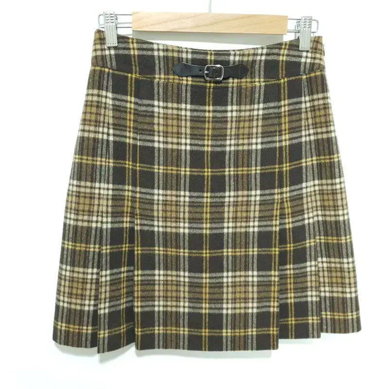 [BUNJANG] PING Golf Check Wool Pleated Skirt / PING 골프 체크 울 플리츠 스커트 67-92_W0453