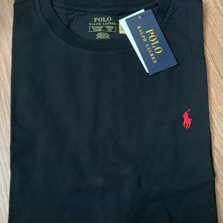 [BUNJANG] Polo Ralph Lauren Boys Black Short Sleeve T-Shirt XL / (택부착 새상품) 폴로 보이즈 블랙 검정 반팔 티셔츠 XL사이즈
