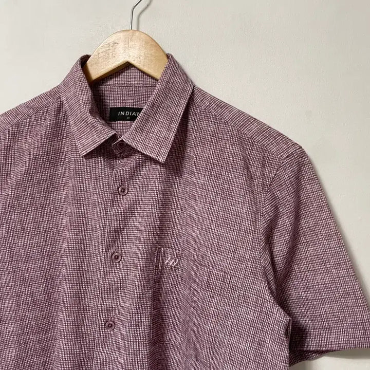 [BUNJANG] 100% Cotton Short Sleeve Shirt / 100 INDIAN 반팔 셔츠 남방 정품