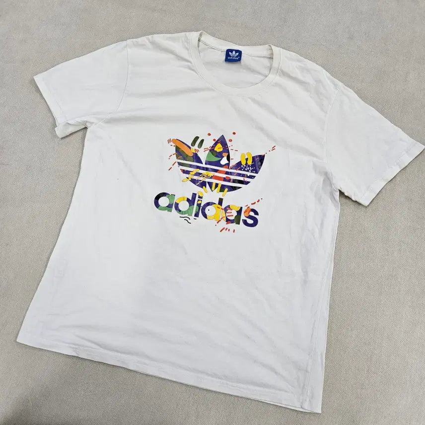 [BUNJANG] Adidas Big Logo Short Sleeve T-Shirt / 실측확인 아디다스 빅로고 반팔 티 0617Y2