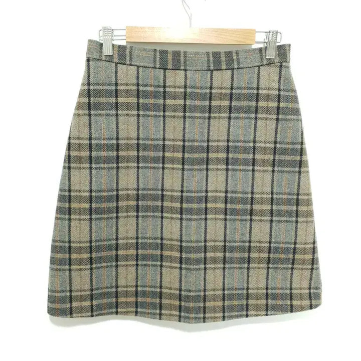 [BUNJANG] Slowmood Wool Checkered Skirt / 슬로우무드 체크 모직 스커트 L_W0454