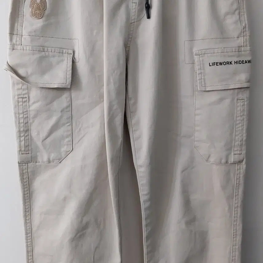 [BUNJANG] Lifework Cargo Jogger Pants Beige / 라이프워크 S/29 카고 조거. BG.