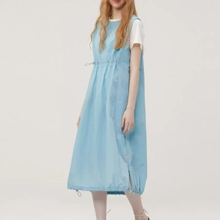 [BUNJANG] Thursday Island Cocoon Fit Layered Dress / 새상품 써스데이아일랜드 코쿤핏 레이어드원피스