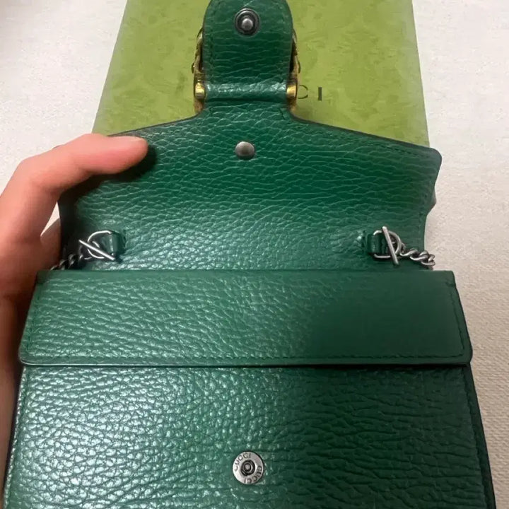 [BUNJANG] Gucci Dionysus GG Supreme Super Mini Bag Green / 구찌 디오니소스 GG 수프림 수퍼 미니백 그린