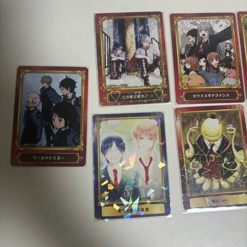 [BUNJANG] Jujutsu Kaisen, Assassination Classroom, Kaiju No. 8! Trading Card Bundle Set / 주술회전 암살교실 괴수8호 등 카드 일괄