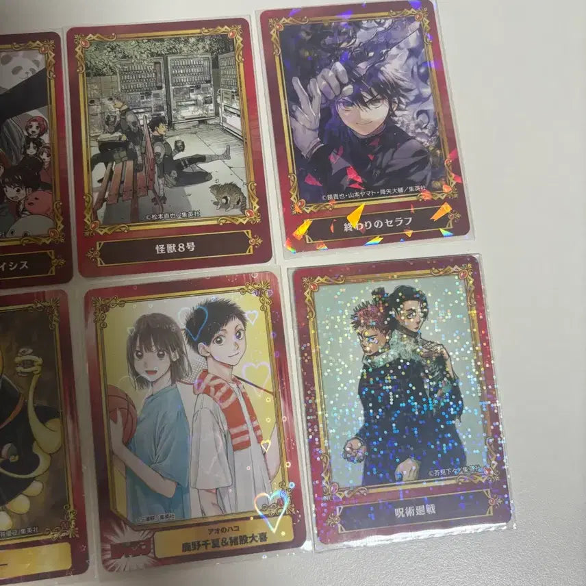 [BUNJANG] Jujutsu Kaisen, Assassination Classroom, Kaiju No. 8! Trading Card Bundle Set / 주술회전 암살교실 괴수8호 등 카드 일괄