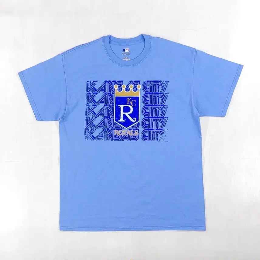 [BUNJANG] MLB Kansas City Royals Short Sleeve T-Shirt Large / MLB 캔자스시티 로열스 반팔 티셔츠 L