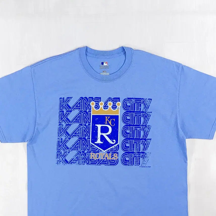 [BUNJANG] MLB Kansas City Royals Short Sleeve T-Shirt Large / MLB 캔자스시티 로열스 반팔 티셔츠 L