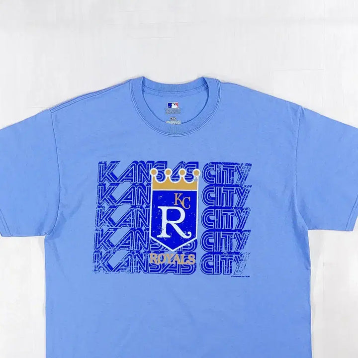 [BUNJANG] MLB Kansas City Royals Short Sleeve T-Shirt Large / MLB 캔자스시티 로열스 반팔 티셔츠 L