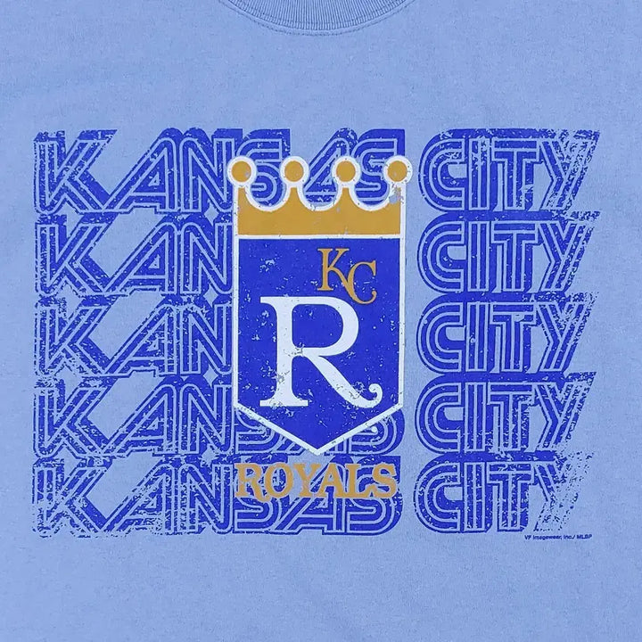 [BUNJANG] MLB Kansas City Royals Short Sleeve T-Shirt Large / MLB 캔자스시티 로열스 반팔 티셔츠 L