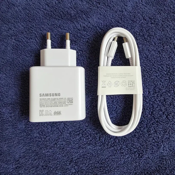 [BUNJANG] Samsung Genuine Charger EP-TA845 + Cable / 삼성전자 정품 충전기 EP-TA845 + 케이블