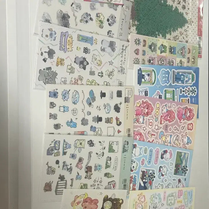 [BUNJANG] Ui Light Friends Dolbancl Bundle Set Stickers / 우이 가벼운친구들 돌반클 일괄 단종 스티커 11장