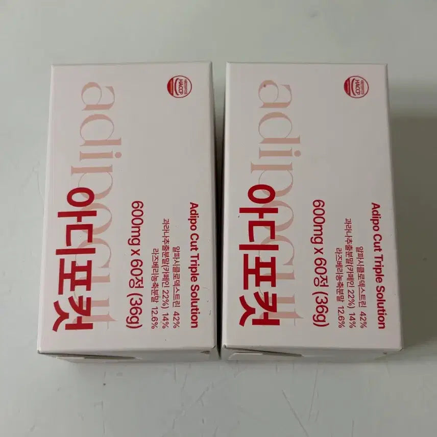 [BUNJANG] Adipocut Diet Supplement 60 Tablets (2 Bottles) - New / 아디포컷 다이어트 보조제 60정 2통 새제품