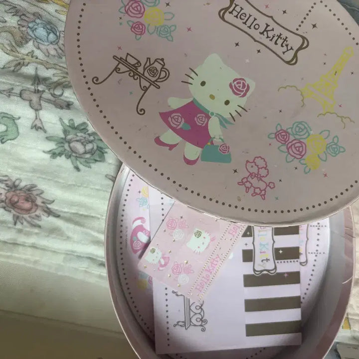 [BUNJANG] Vintage Hello Kitty Stationery Jewelry Box / 고전 키티 편지지 보석함 상자 보관함
