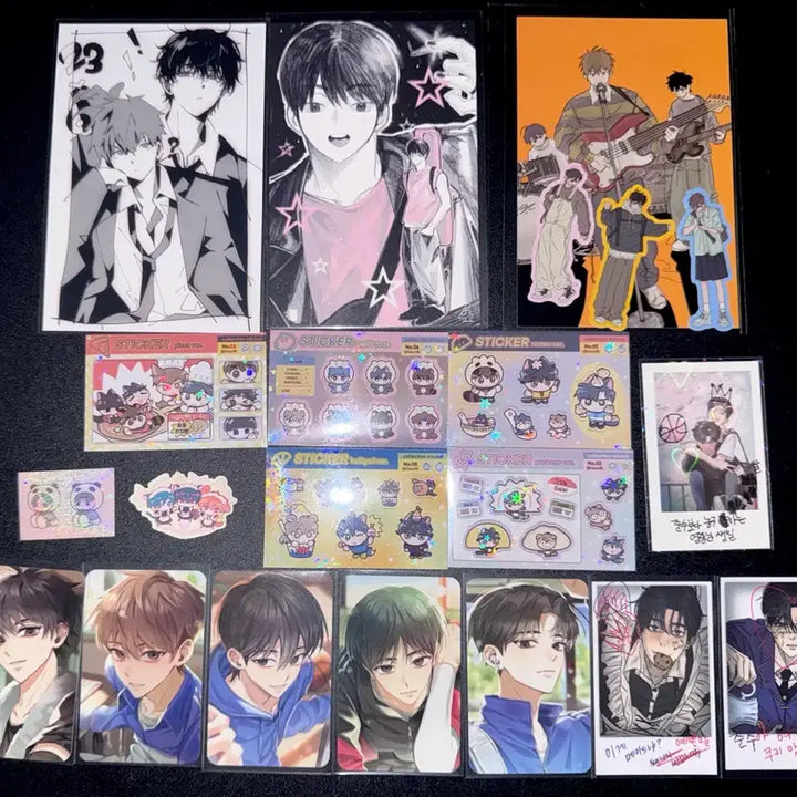 [BUNJANG] Garbage Time Clover GoGoma Montages Sticker Photocard Bundle Set / 가비지타임 갑타 망녕님 클로버님 고고마님 몽타치님 스티커 포카 일괄