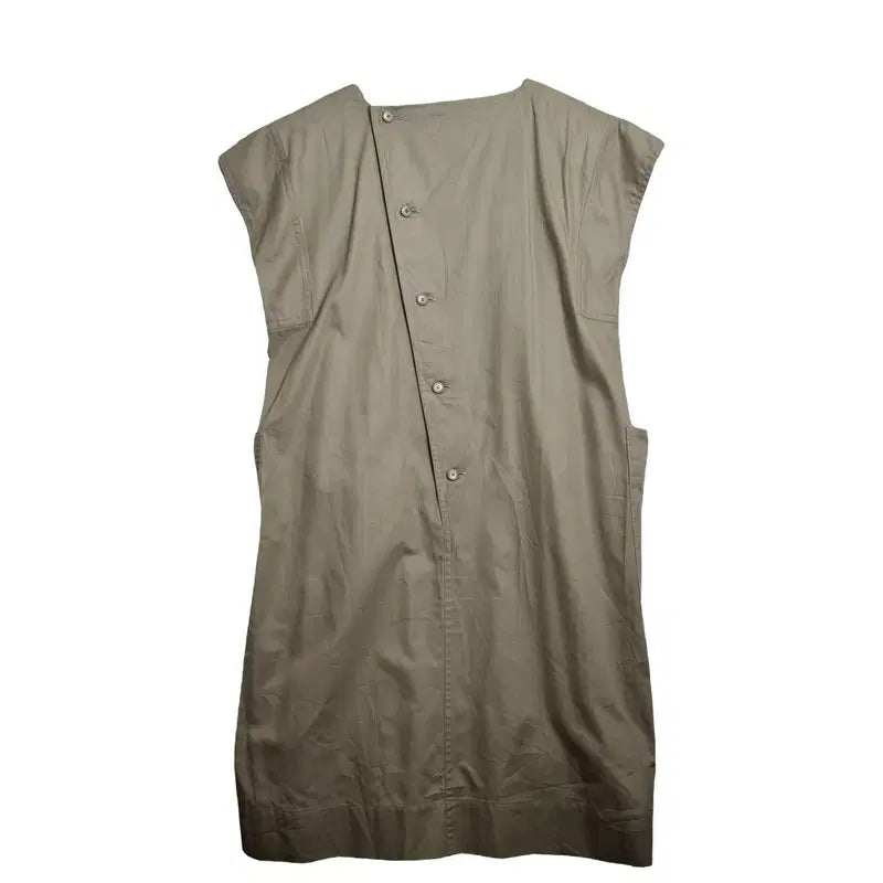 [BUNJANG] FLEUR BIS Beige Sleeveless Mini Dress Cotton L / FLEUR BIS 베이지 여름 민소매 미니 원피스 [L] 코튼 100