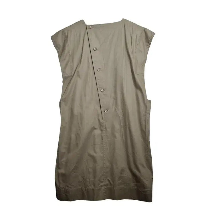 [BUNJANG] FLEUR BIS Beige Sleeveless Mini Dress Cotton L / FLEUR BIS 베이지 여름 민소매 미니 원피스 [L] 코튼 100