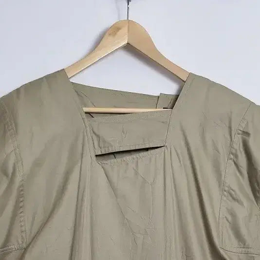 [BUNJANG] FLEUR BIS Beige Sleeveless Mini Dress Cotton L / FLEUR BIS 베이지 여름 민소매 미니 원피스 [L] 코튼 100
