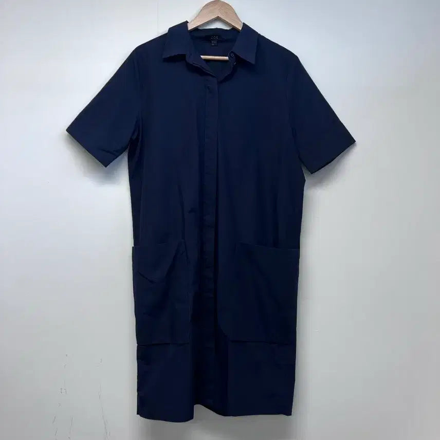 [BUNJANG] COS Navy Shirt Dress EUR42 / COS 네이비 셔츠 원피스 EUR42