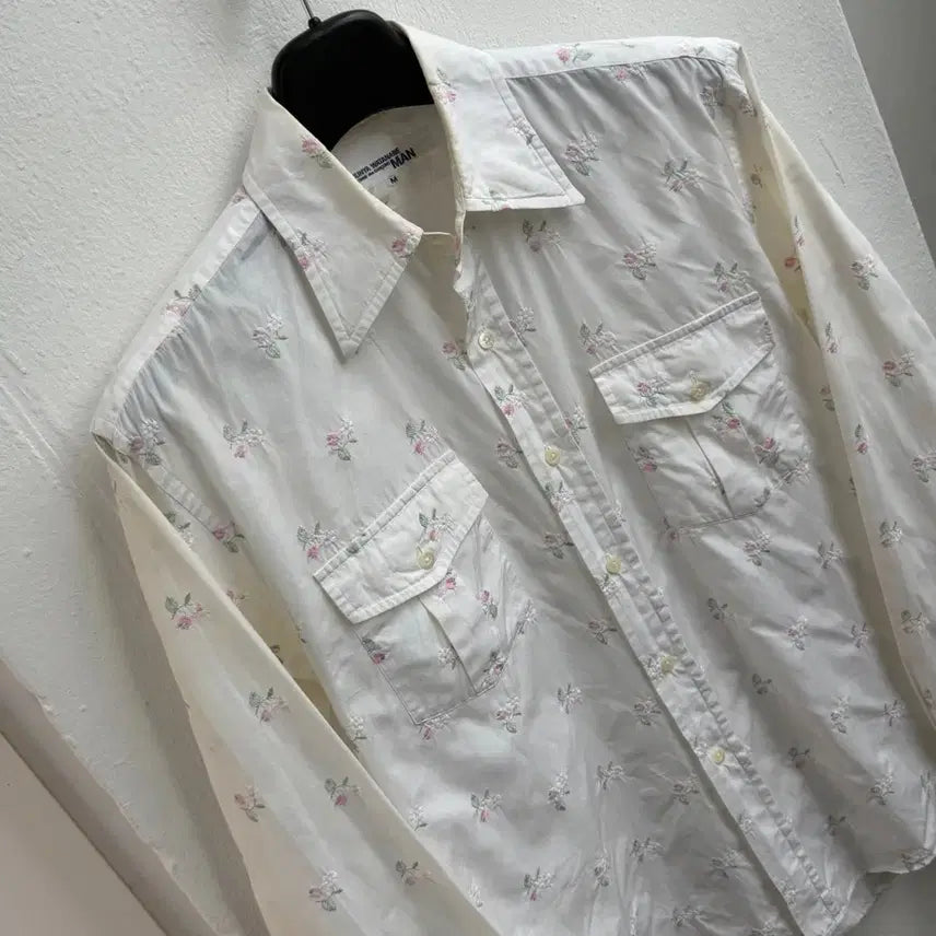 [BUNJANG] Comme Des Garçons Junya Watanabe Floral Cotton Shirt / 꼼데가르송 준야와타나베 플로랄 셔츠