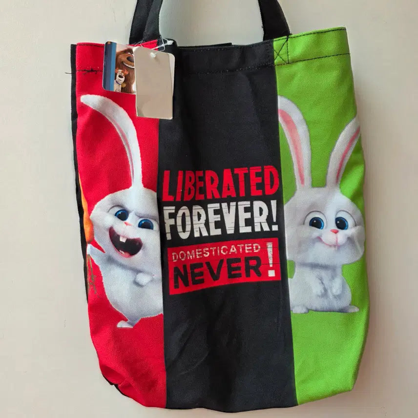 [BUNJANG] My Pet The Secret Life of Pets Snowball Character Tote Bag / 일본 마이펫의 이중생활 스노우볼 캐릭터 토트백